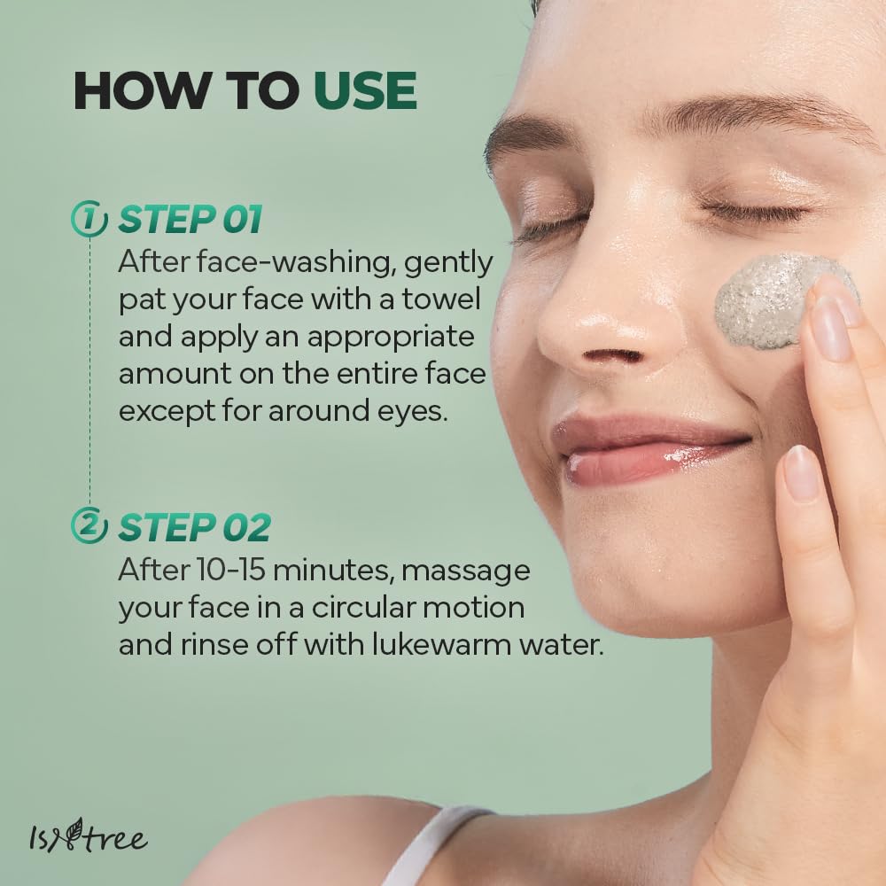 Isntree Mugwort Calming Clay Mask 100 mL (3.38 fl oz)