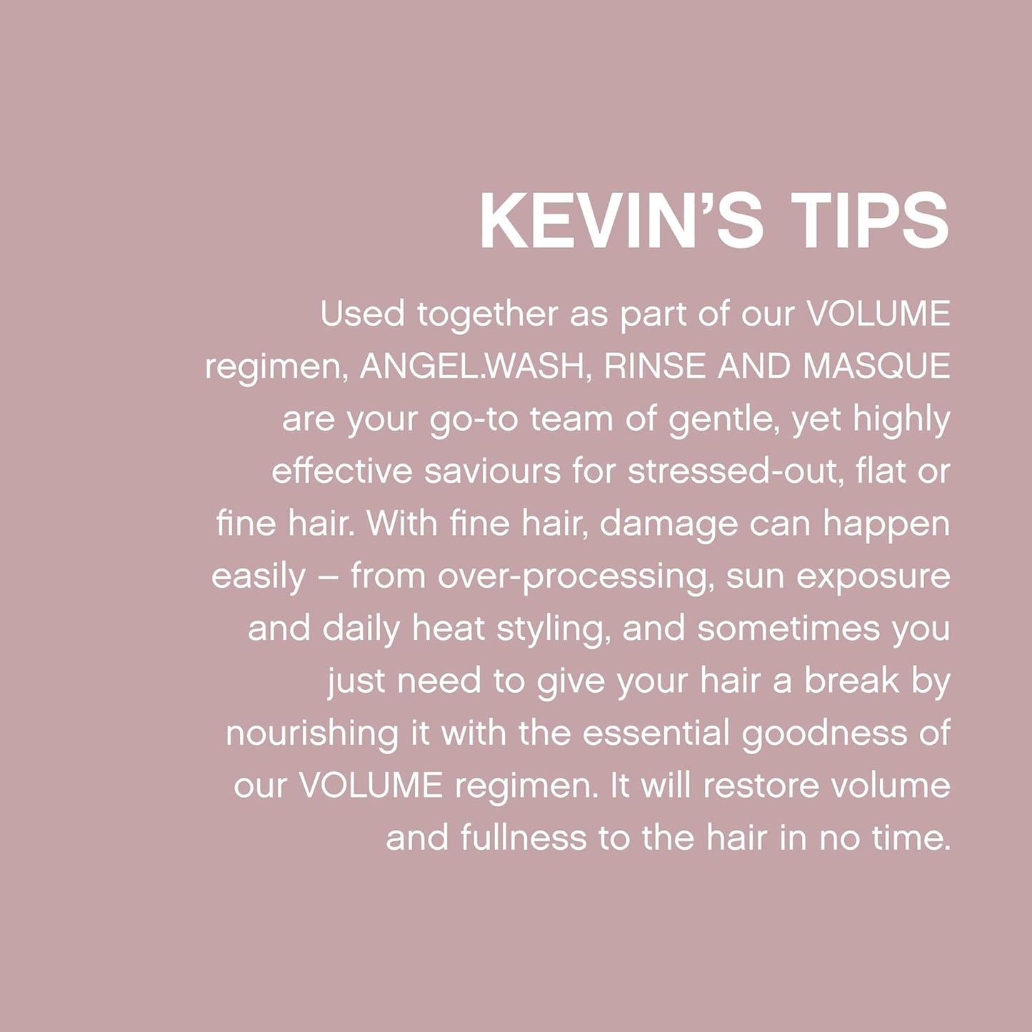 KEVIN.MURPHY Angel Rinse 250 mL (8.4 fl oz)