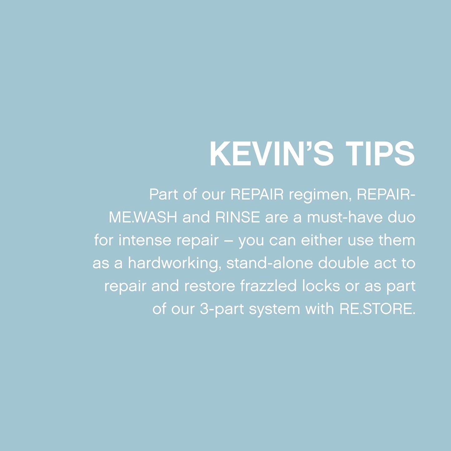 KEVIN.MURPHY Repair Me Wash & Rinse DUO 1 L (33.8 fl oz)