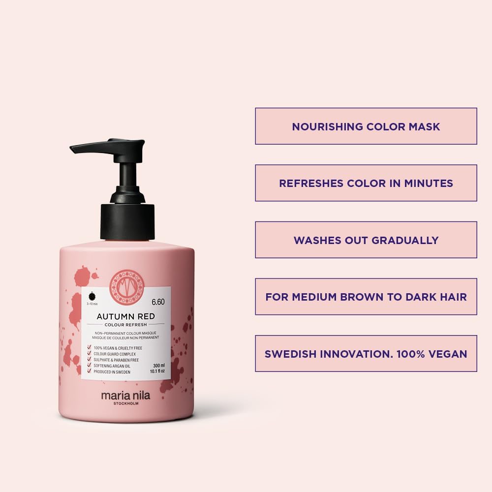 Maria Nila Colour Refresh Autumn Red 300 mL (10.1 fl oz)