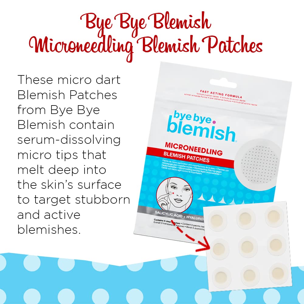 Bye Bye Blemish Microneedling Blemish Patches 9 clear patches
