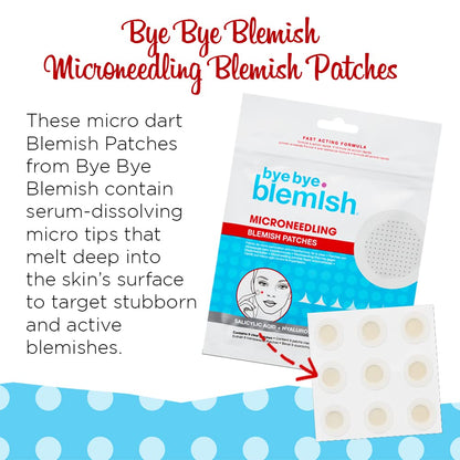 Bye Bye Blemish Microneedling Blemish Patches 9 clear patches
