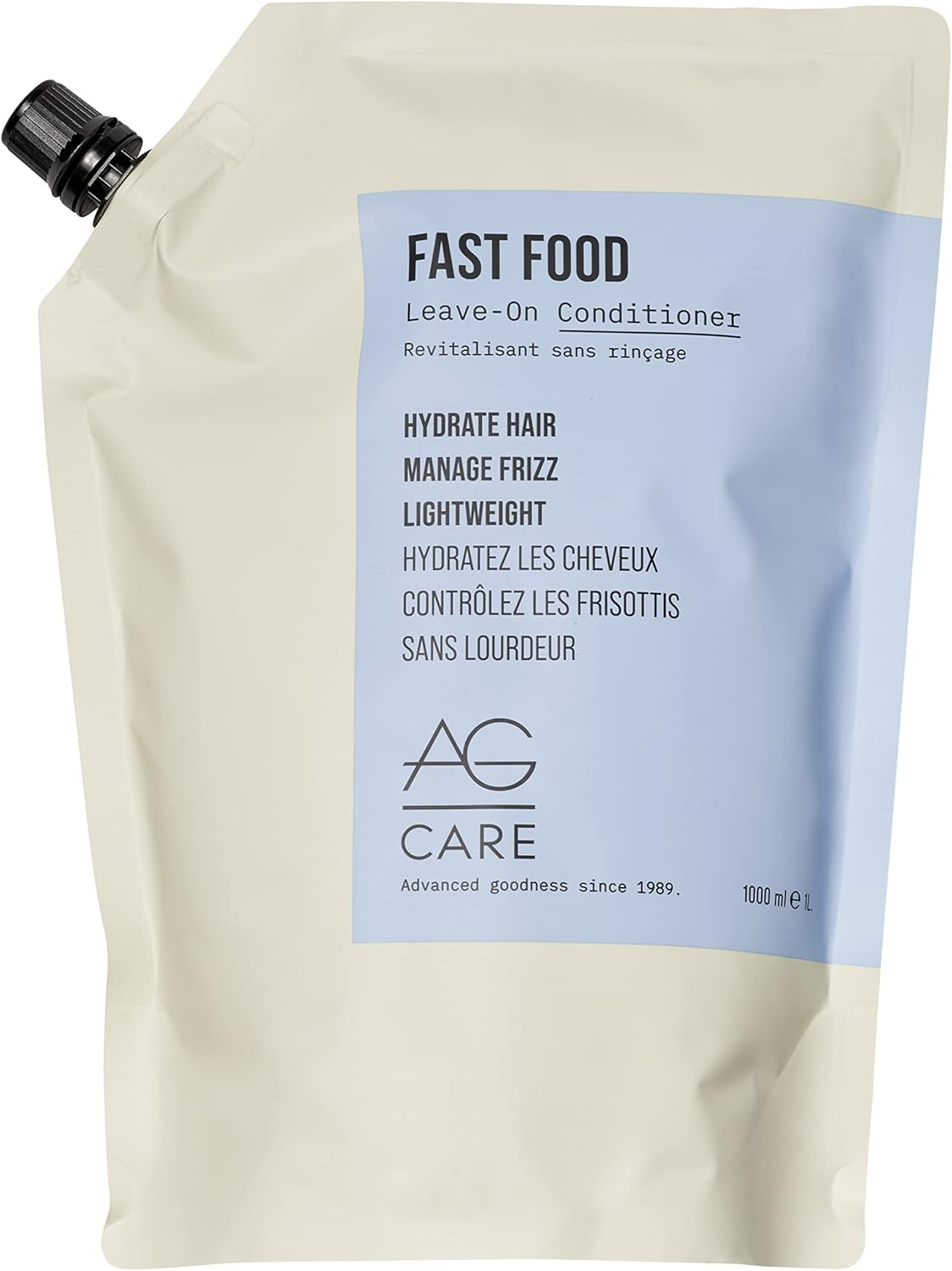 AG Care Fast Food Leave On Conditioner 1 L (33.8 fl oz)