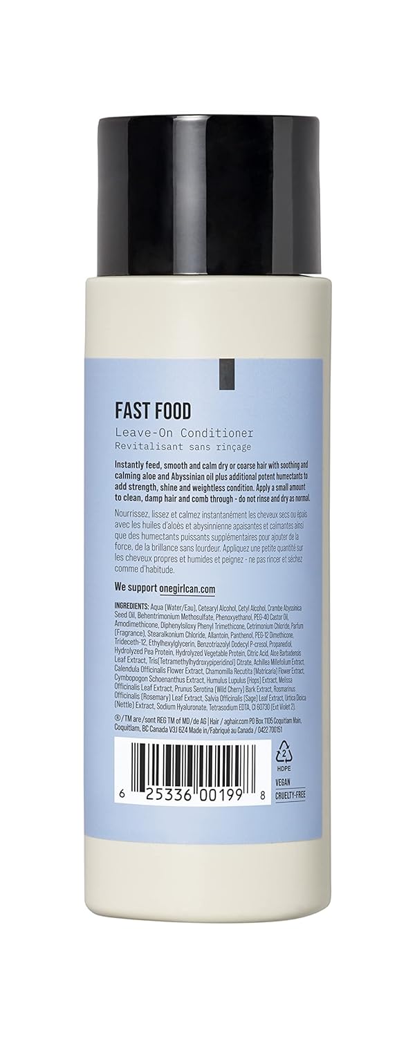 AG Care Fast Food Leave On Conditioner  237 mL (8 fl oz)