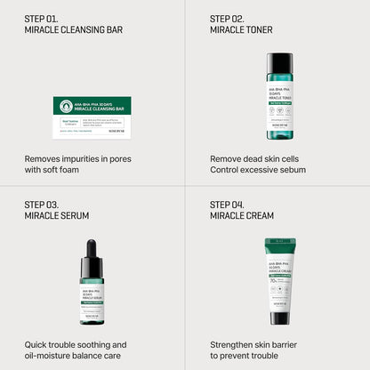 Some By Mi  AHA BHA PHA 30 Days Miracle Starter Kit 4 pc