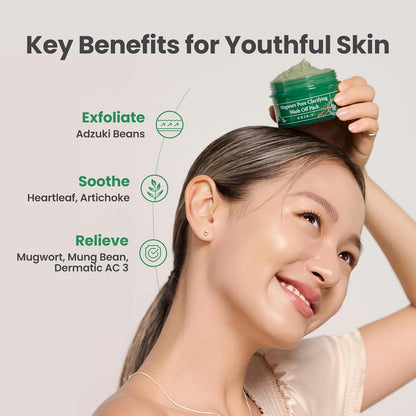 AXIS-Y Mugwort Pore Clarifying Wash Off Pack 100mL (3.38 fl oz)