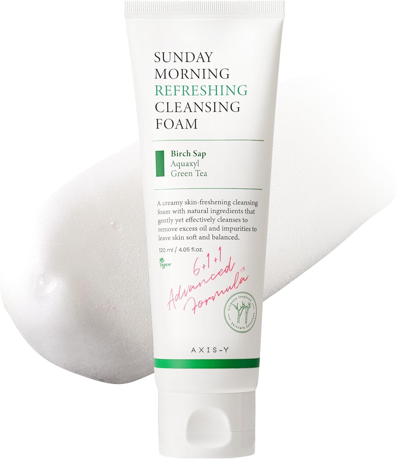 AXIS-Y Sunday Morning Refreshing Cleansing Foam 120mL (4.05 fl oz)