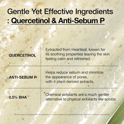 Anua Heartleaf Quercetinol Pore Deep Cleansing Foam 150 mL (5.07 fl oz)