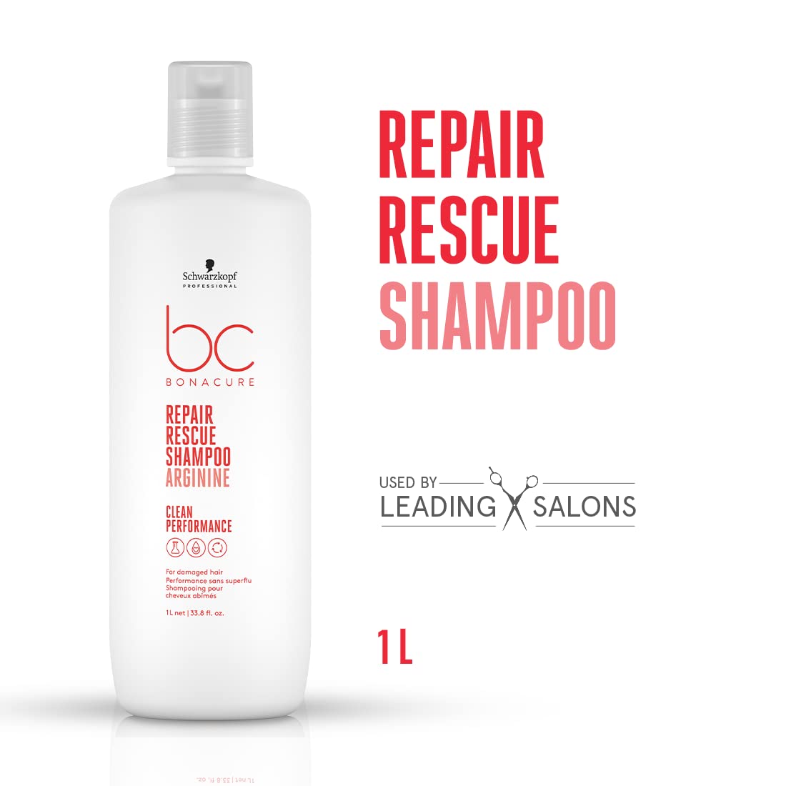BC Bonacure Repair Rescue Shampoo 1 L (33.8 fl oz)