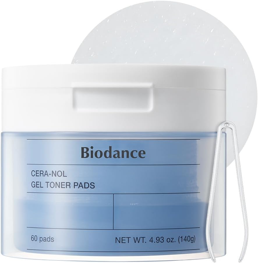 BIODANCE CeraNol Gel Toner Pads 140g (4.93 oz) 60 pads