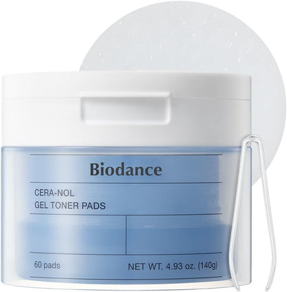 BIODANCE CeraNol Gel Toner Pads 140g (4.93 oz) 60 pads