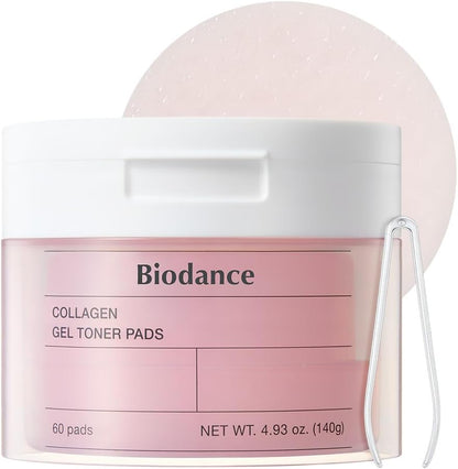 BIODANCE Collagen Gel Toner Pads 140g (4.93 oz) 60 pads