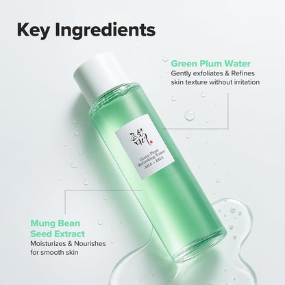Beauty of Joseon Green Plum Refreshing Toner AHA BHA 150mL (5.07 fl oz)