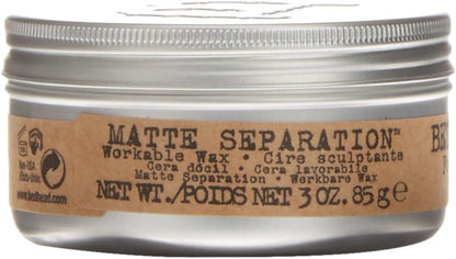 Bed Head For Men: Matte Separation Workable Wax 3 oz