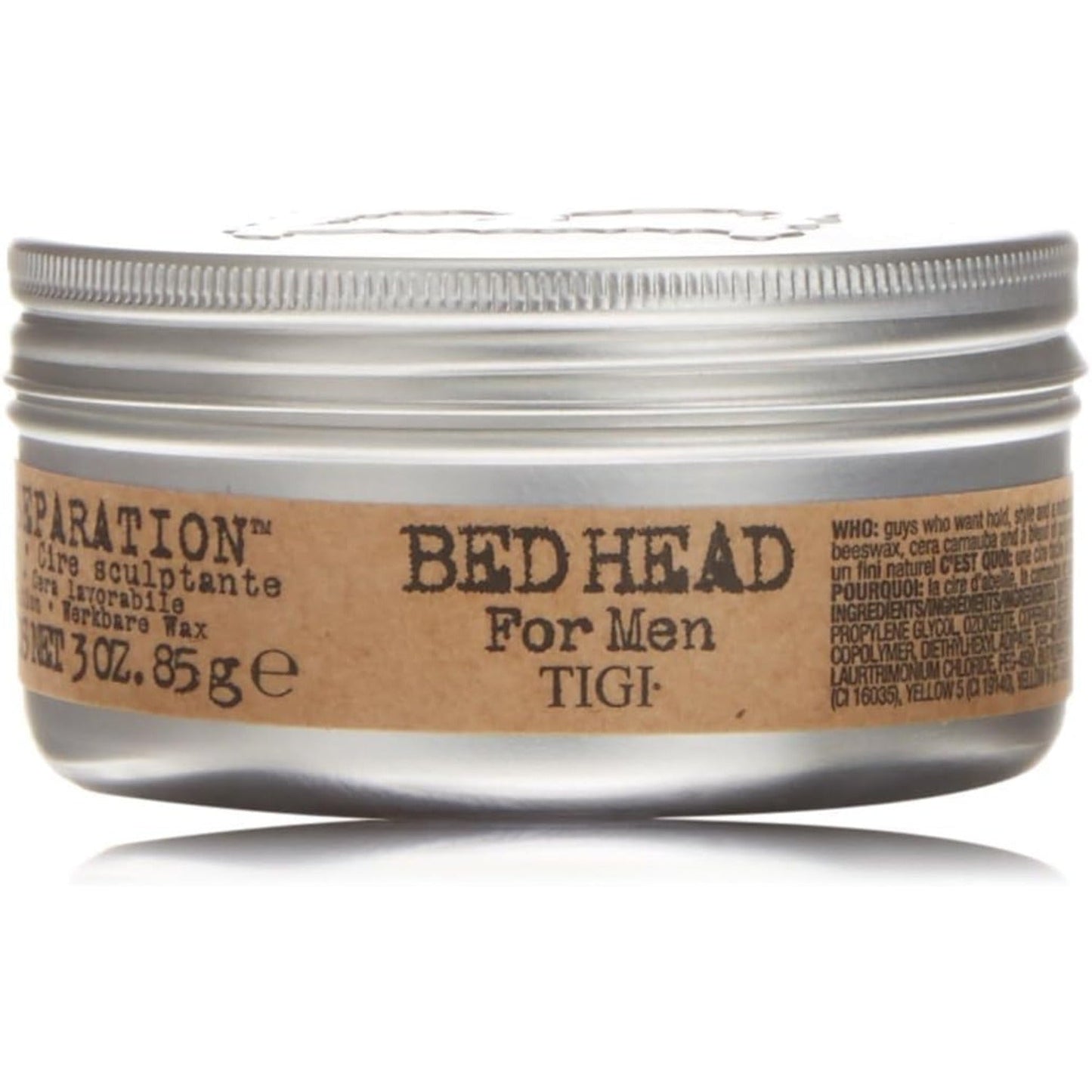 Bed Head For Men: Matte Separation Workable Wax 3 oz