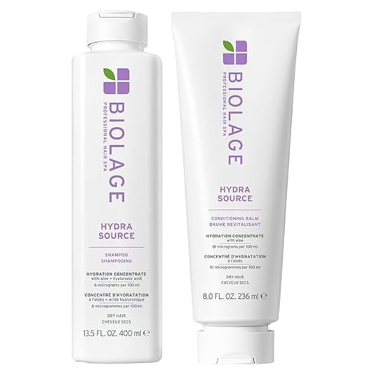 Biolage Hydra Source Shampoo and Conditioner Duo 400 mL (13.5 fl oz) and 236 mL (8 fl oz)