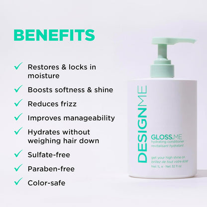 DesignMe Gloss Me Hydrating Conditioner 1 L (33.8 fl oz)