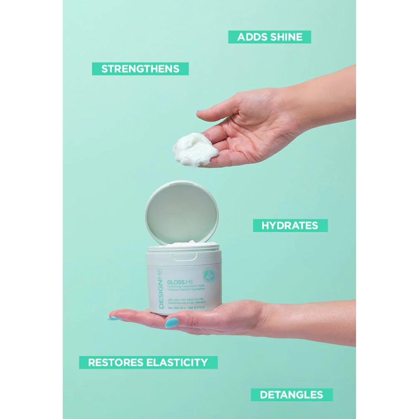 DesignMe Gloss Me Hydrating Treatment Mask 500 mL (16.9 fl oz)