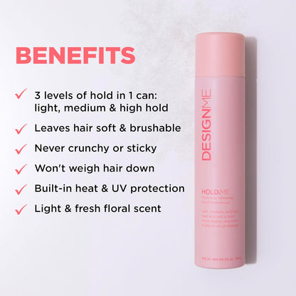 DesignMe Hold Me Three Way Hairspray 268 g (9.5 oz)
