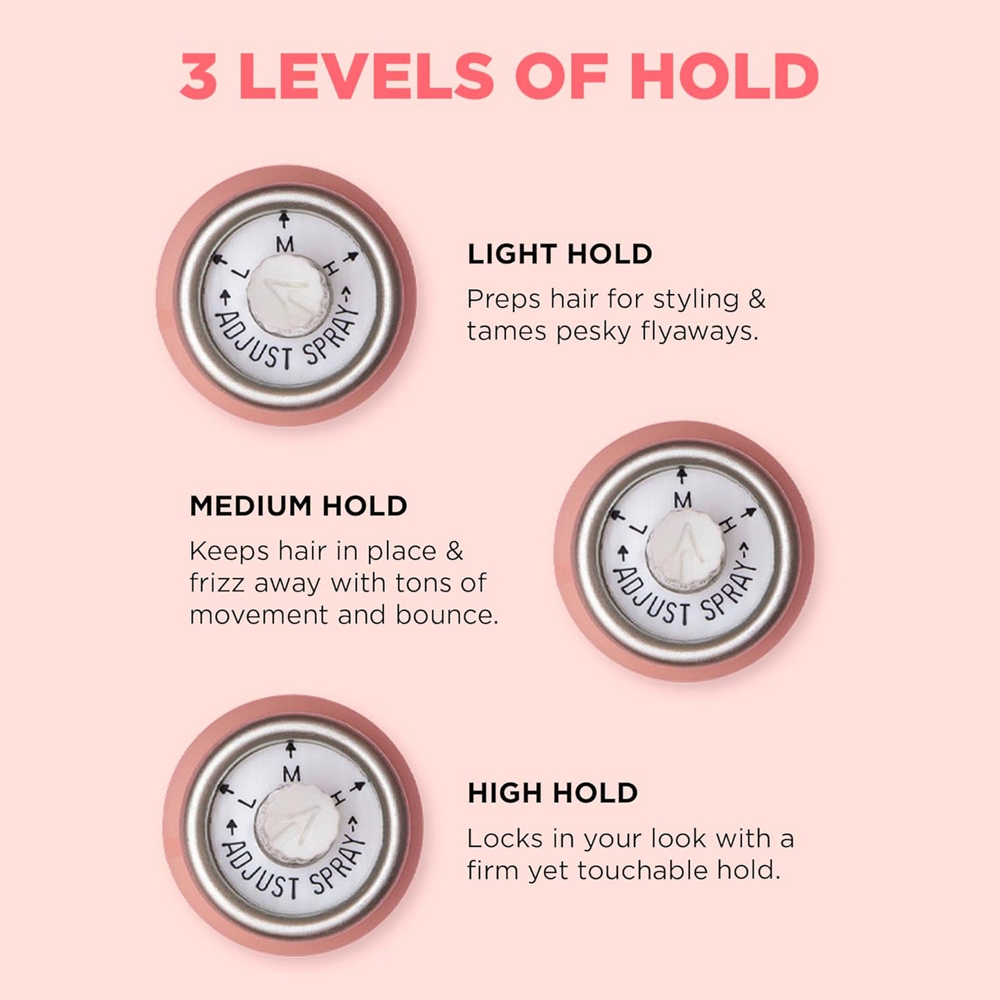 DesignMe Hold Me Three Way Hairspray 268 g (9.5 oz)