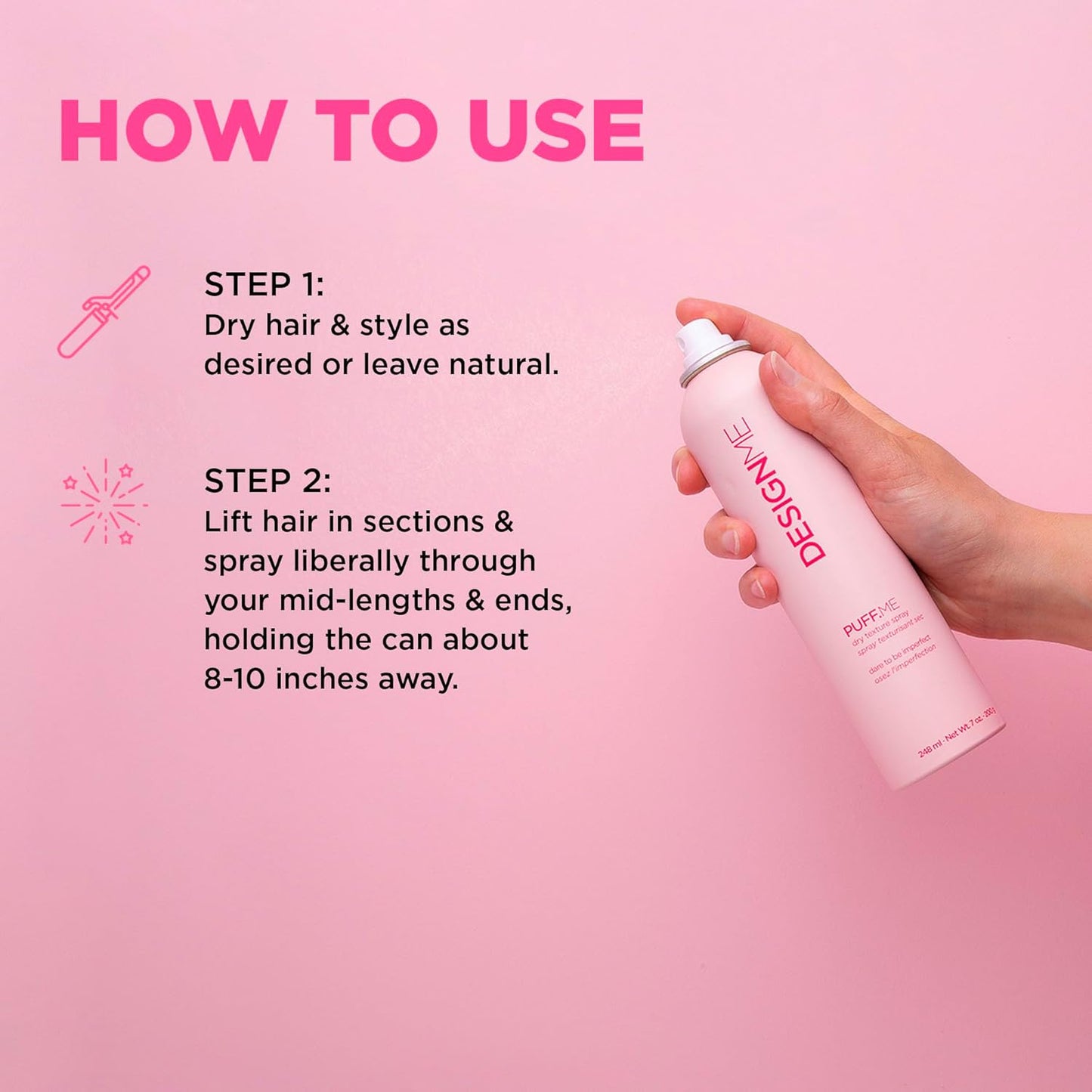 DesignMe - Puff Me Dry Texture Spray 200 g (7 oz)