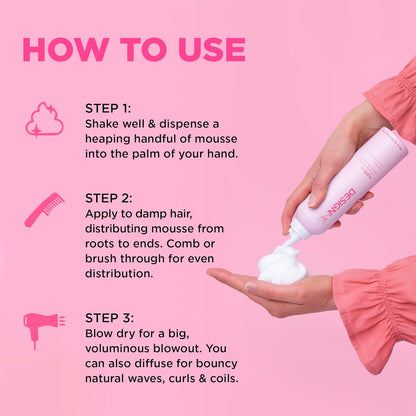 DesignMe Puff Me Volumizing Mousse 240 g (8.5 fl oz)