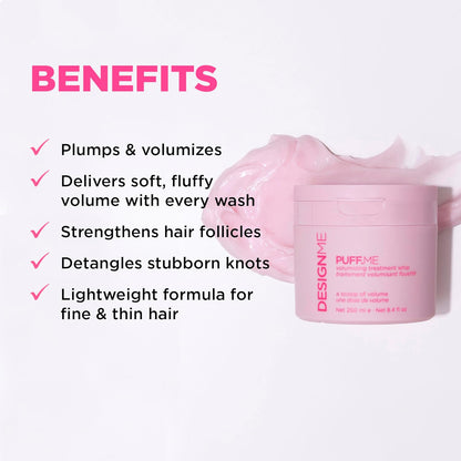 DesignMe Puff Me Volumizing Treatment Whip 250 mL (8.5 fl oz)