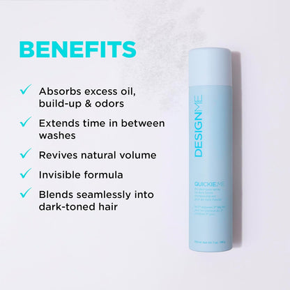 DesignMe Quickie Me Dry Shampoo Spray For Dark Tones 198 g (7 oz)