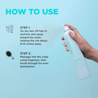 DesignMe Quickie Me Dry Shampoo Spray For Dark Tones 198 g (7 oz)