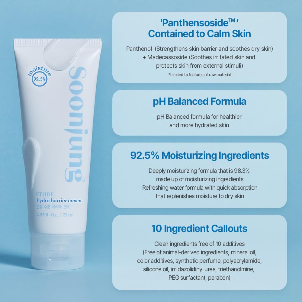ETUDE Soon Jung Hydro Barrier Cream 75 mL (4.39 fl oz)