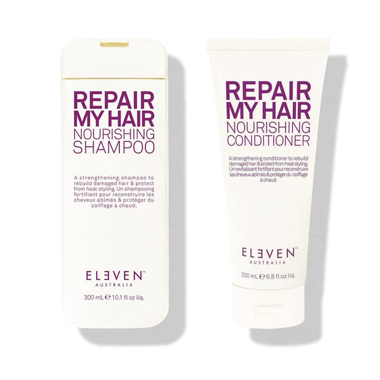 Eleven Australia: Repair My Hair Nourishing Shampoo 300 mL & Conditioner 200 mL Set