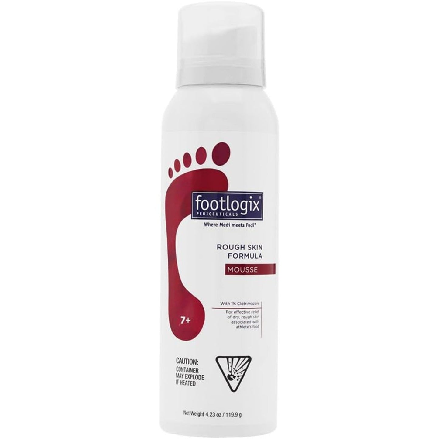 Footlogix Rough Skin Formula 7+ Mousse 125 mL (4.23 oz)