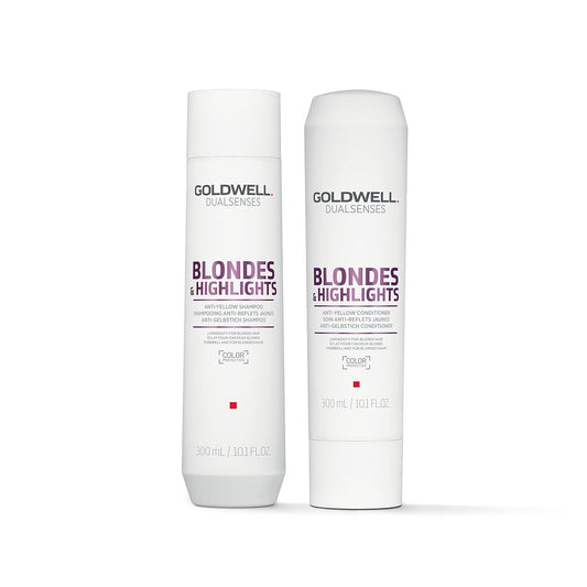 Goldwell Dualsenses Blondes + Highlights Shampoo and Conditioner Duo 300mL (10.1 fl oz)