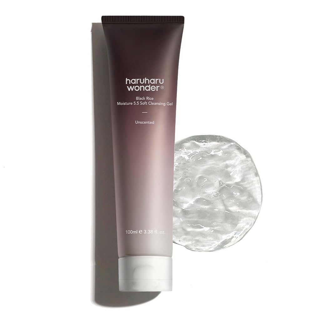 Haruharu Wonder Black Rice Moisture 5.5 Soft Cleansing Gel 100 mL (3.4 fl oz)