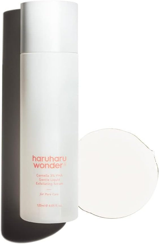 Haruharu Wonder Centella 3 Percent PHA Gentle Liquid Exfoliating Serum 120 mL(4.06 fl oz)