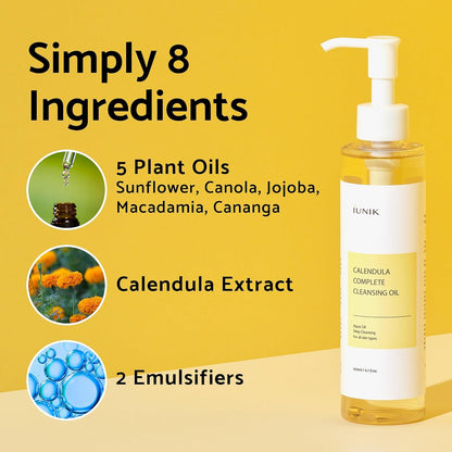 iUNIK Calendula Complete Cleansing Oil 200 mL (6.76 fl oz)