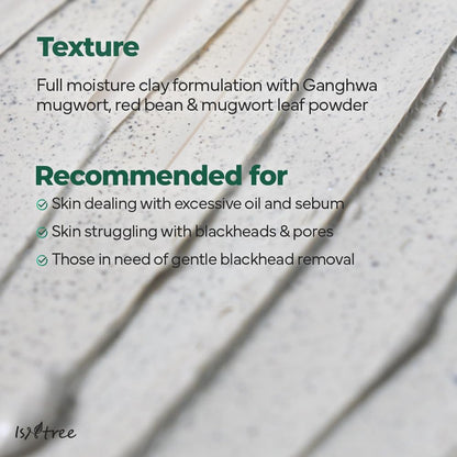 Isntree Mugwort Calming Clay Mask 100 mL (3.38 fl oz)