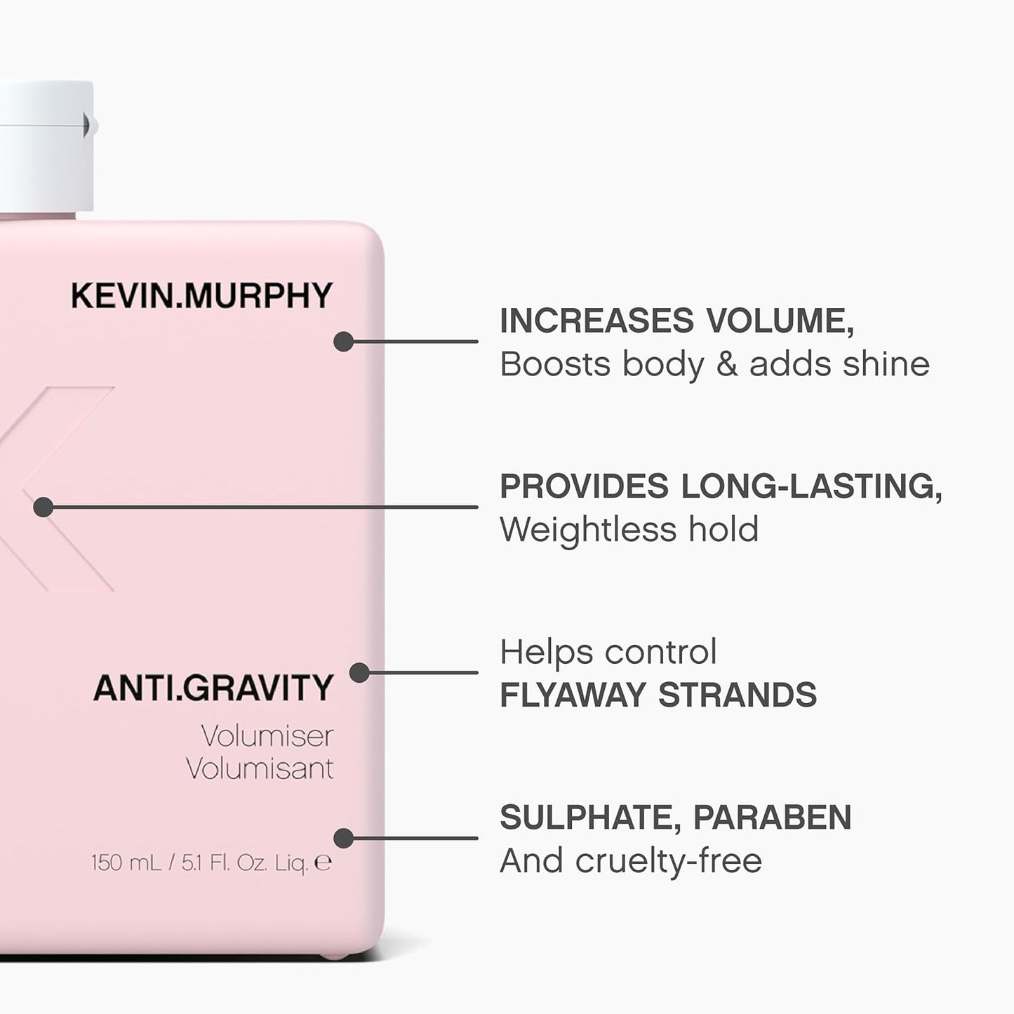 KEVIN.MURPHY Anti Gravity Volumiser 150 mL (5.1 fl oz)
