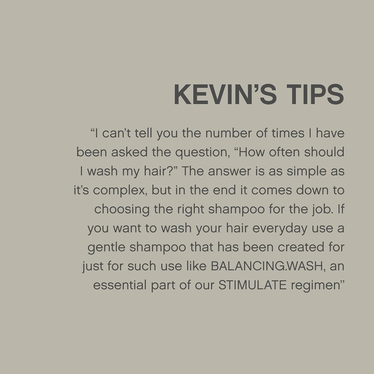 KEVIN.MURPHY Balancing Wash 1 L (33.8 fl oz)