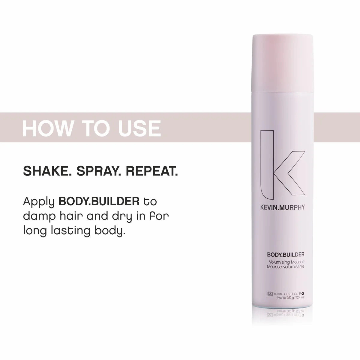 KEVIN.MURPHY Body Builder Volumizing Mousse 350 mL (11.8 fl oz)