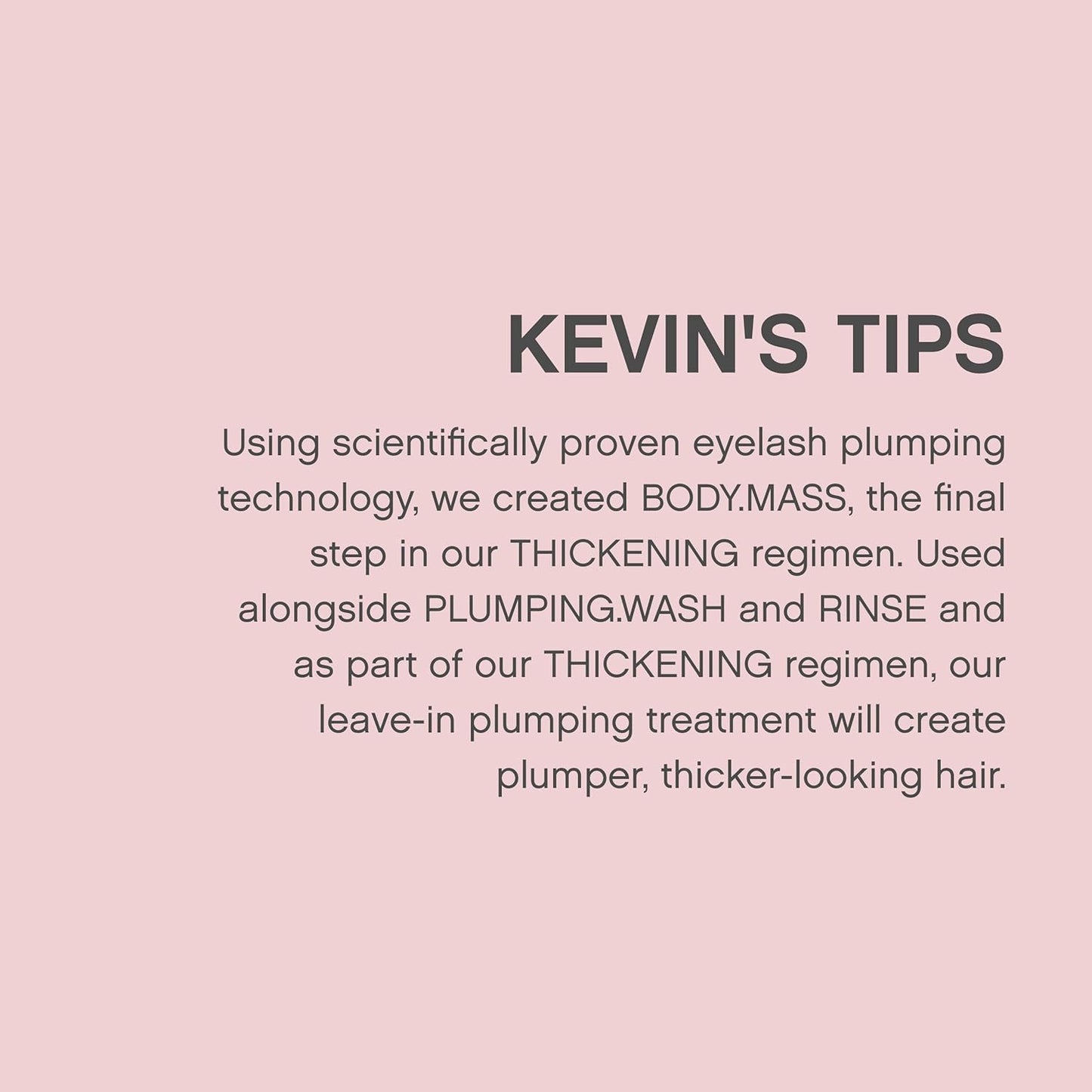 KEVIN.MURPHY Body Mass 100 mL (3.4 fl oz)