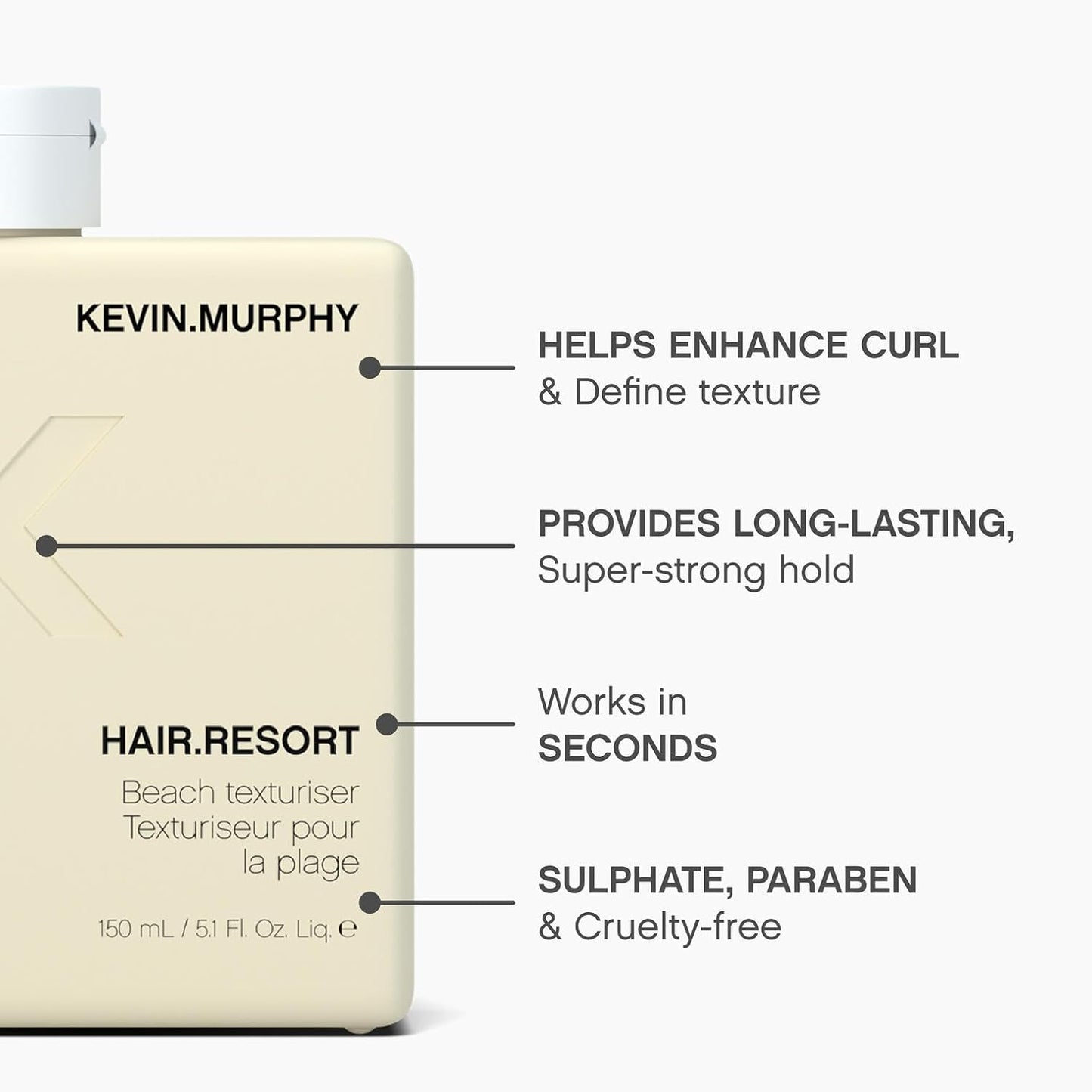 KEVIN.MURPHY Hair Resort Beach Texturiser 150 mL (5.1  fl oz)