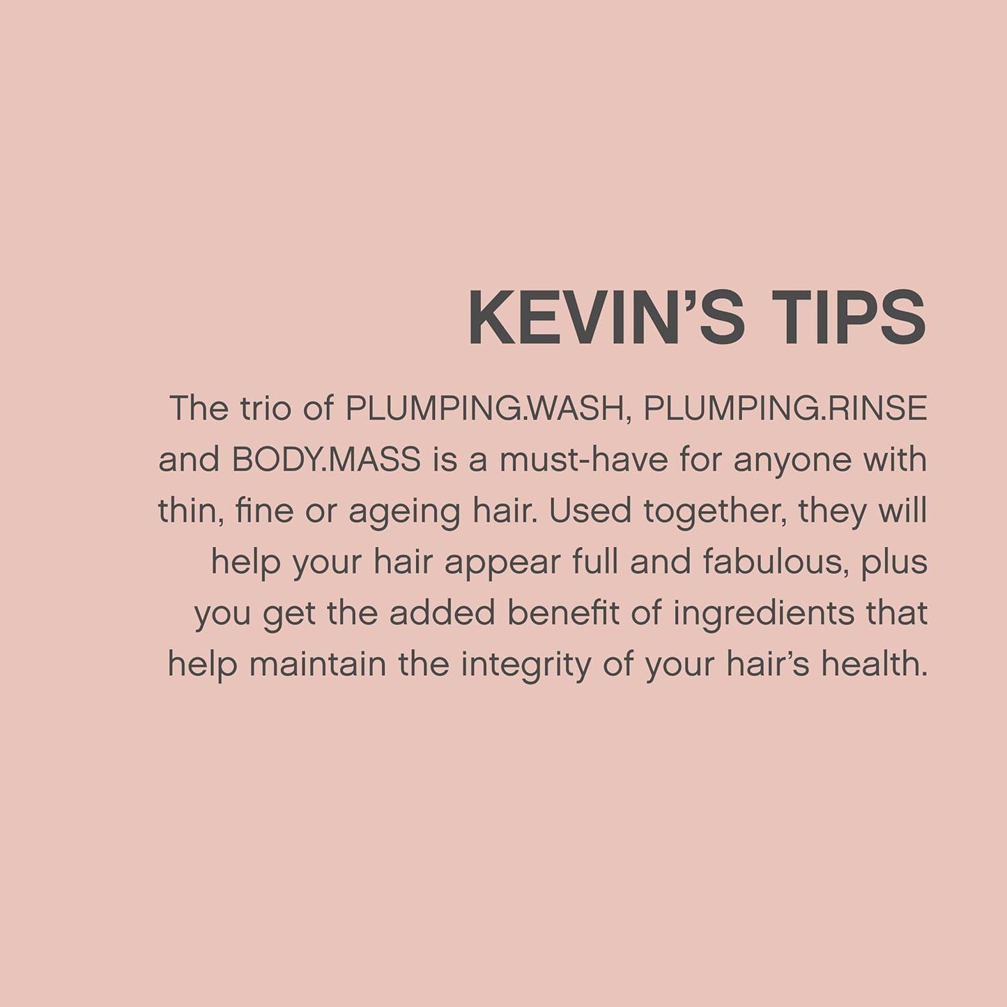 KEVIN.MURPHY Plumping Wash 1 L (33.8 fl oz)
