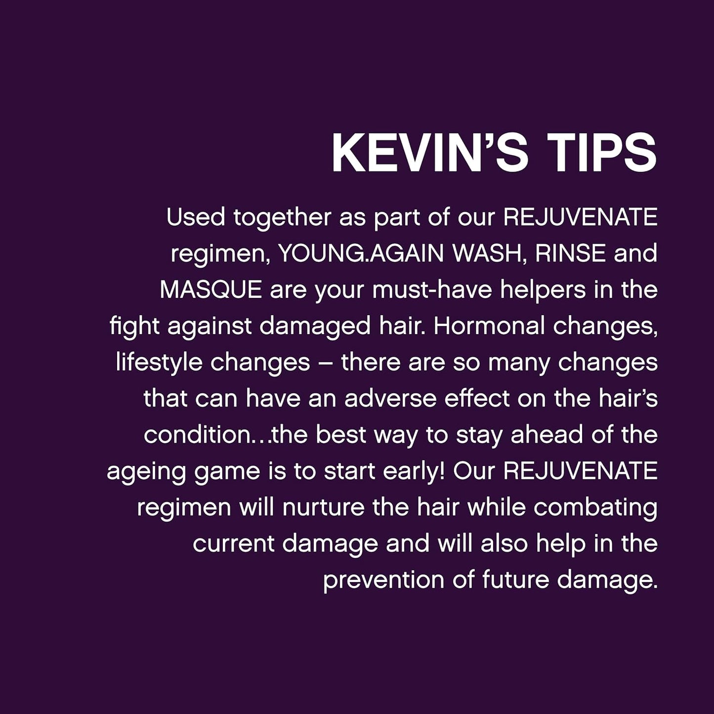 KEVIN.MURPHY Young Again Rinse 250 mL (8.4 fl oz)