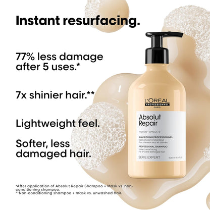 L'Oreal Professionnel Absolut Repair Shampoo 500 mL (16.9 fl oz)