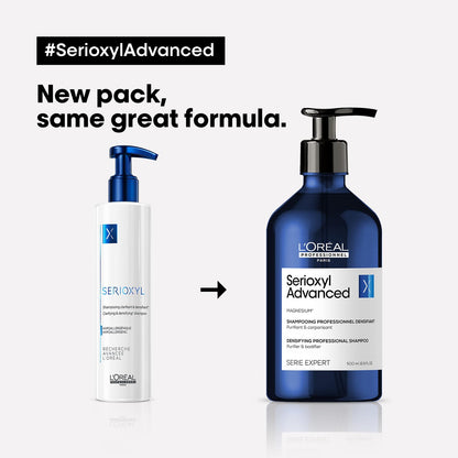 L'Oreal Professionnel Serioxyl Advanced Shampoo 500 mL (16.9 fl oz)