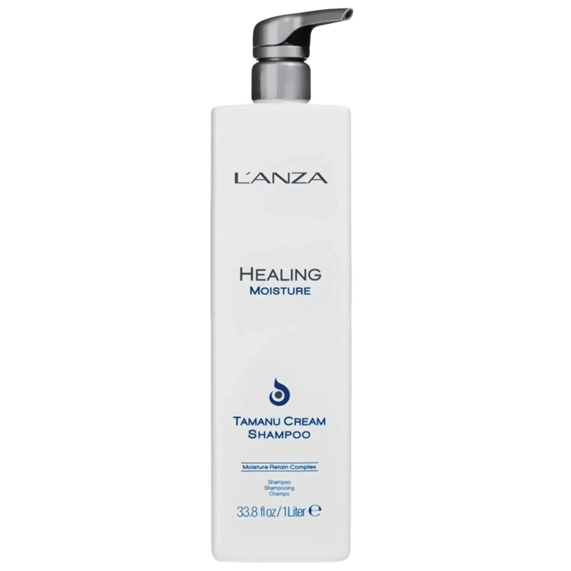 LANZA - Healing Moisture Tamanu Cream Shampoo - 33.8oz / 1 Liter [Beauty] Beauty LANZA