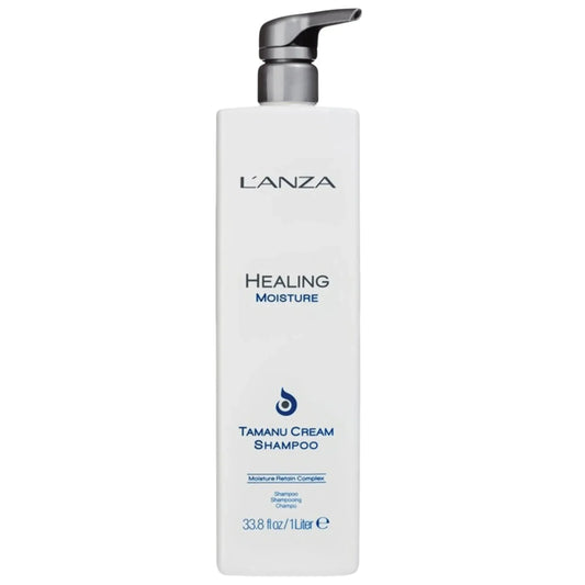 LANZA - Healing Moisture Tamanu Cream Shampoo - 33.8oz / 1 Liter [Beauty] Beauty LANZA