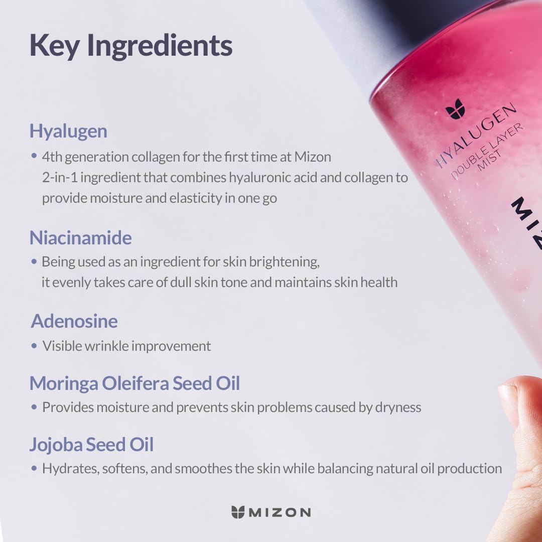MIZON Hyalugen Double Layer Mist 100 mL (3.38 fl oz)
