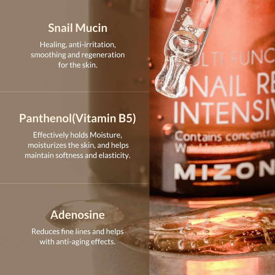 MIZON Snail Repair Intensive Ampoule 30 mL (1.01 fl oz) 